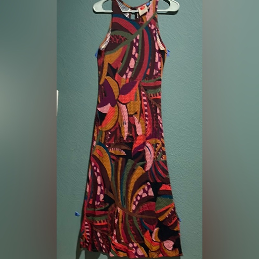 Used!!! FARM Rio Colorful Sleeveless Dress ...